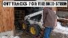 Skid Steer Gets Tracks Offset Rims Ott Building The Loft In The Shop