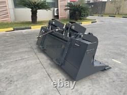 Skid Steer Loader Grapple Buckets 1981 mm (78 in), bolt-on Cutting Edge