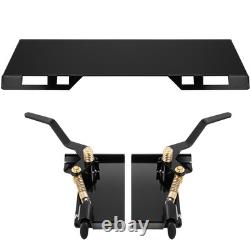 Skid Steer Quick Tach Attachment Mount Plate & Conversion Adapter Latch