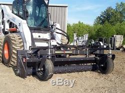 Skid Steer Soil Conditioner Harley Rake 84 Fixed Angle