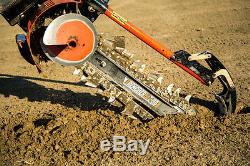 Skid Steer Trencher Attachment 48 Attachments for Bobcat Loaders and More