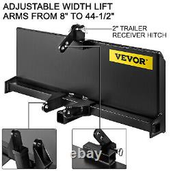 Skidsteer 3 Point Attachment Adapter Skid Steer trailer hitch front bobcat