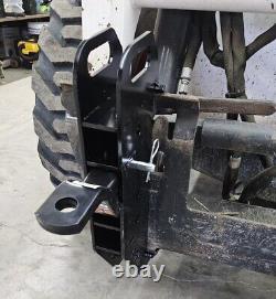 Small portable skid loader reciever hitch MADE IN USA
