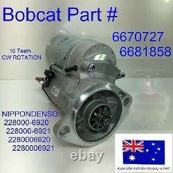 Starter Motor fits Bobcat 325C 325D 328C 328D 329 331 331C 331E 331EC 334C 334D
