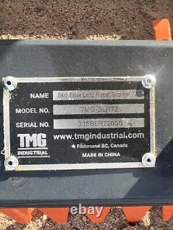 TMG-SLR72 Skid Steer Land Leveler Ripper Scarifier with Rake 72 MODEL WE SHIP