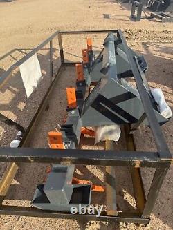 TMG-SLR72 Skid Steer Land Leveler Ripper Scarifier with Rake 72 MODEL WE SHIP