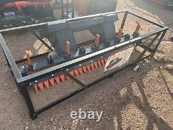 TMG-SLR72 Skid Steer Land Leveler Ripper Scarifier with Rake 72 MODEL WE SHIP