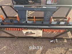 TMG-SLR72 Skid Steer Land Leveler Ripper Scarifier with Rake 72 MODEL WE SHIP
