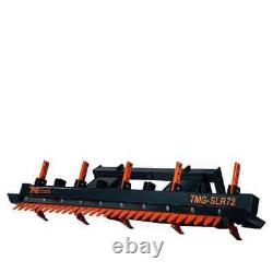 TMG-SLR72 Skid Steer Land Leveler Ripper Scarifier with Rake 72 MODEL WE SHIP