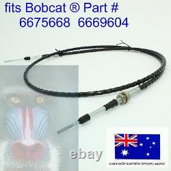 Throttle Accelerator Cable compatible wit Bobcat 6675668 E08 E10 E14 E16 E25 E26