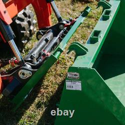 Titan Attachments Skid Steer Quick Tach Adapter Converts to Hook and Pin