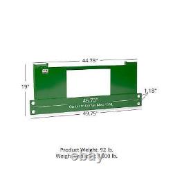 Titan Attachments Skid Steer Quick Tach Adapter Converts to Hook and Pin