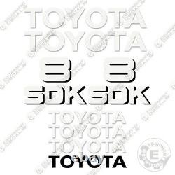 Toyota Skid Steer SDK-8 Decal Kit