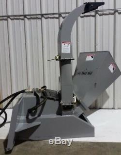 Trac Vac T5300 Skid Steer Loader Wood Chipper Shredder