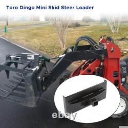 Trailer Receiver Hitch Attachment Plate Fits Toro Dingo Mini Skid Steer Loader