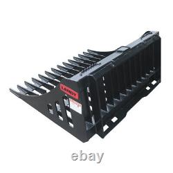 US stock Skid Steer Track Loader Rock Bucket, Fit Small Skid Steer Loader