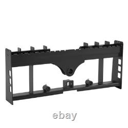 Uimoso 45 Skid Steer Pallet Frame with2 Hitch Receiver and Spear Sleeves 4000lbs