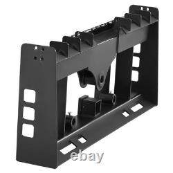 Uimoso 45 Skid Steer Pallet Frame with2 Hitch Receiver and Spear Sleeves 4000lbs