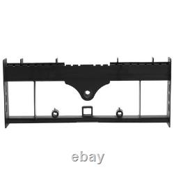 Uimoso 45 Skid Steer Pallet Frame with2 Hitch Receiver and Spear Sleeves 4000lbs