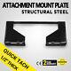 Universal Skid Steer Quick Attach Mounting Plate Extreme Duty 1/2 Weld