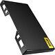 Vevor Skid Steer Mounting Plate Bobcat Attachment Plate 1/4 Quick Attach Plate
