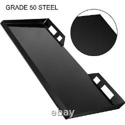 VEVOR Skid Steer Mounting Plate Bobcat Attachment Plate 1/4 Quick Attach Plate