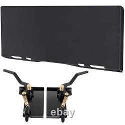 VEVOR Skid Steer Quick Attachment Plate & Conversion Adapter Latch Box 1/4