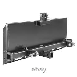 VEVOR Universal 3Point Skid Steer Plate 3/8 Skid Steer Attachment Plate Adapter