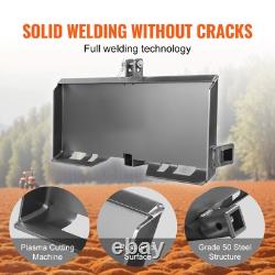 VEVOR Universal 3Point Skid Steer Plate 3/8 Skid Steer Attachment Plate Adapter