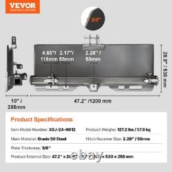 VEVOR Universal 3Point Skid Steer Plate 3/8 Skid Steer Attachment Plate Adapter