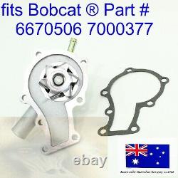Water Pump & Gasket fits Bobcat 6670506 MT50 MT52 453 463 320 322 Kubota D722