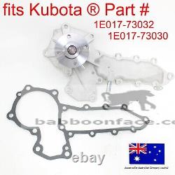 Water Pump fits Kubota 1E017-73032 1E017-73030 V2203 V2003T D1703-BG Engines