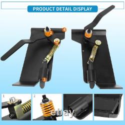 Weld-On Skid Steer Quick Attach Bucket Conversion Adapter Latch Plates Universal