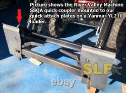 Yanmar Sa424 Sa 424 Yl210 Quick Attach Plates For Rvm Skid Steer Adapter Ssqa