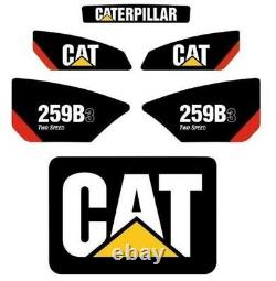 259b3 Sticker Set Skid Steer Caterpillar Cat Decal Kit 259 Chargeur