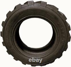 2 Nouvelles PNEUS HORSESHOE 27x8.50-15 12Plis R-4 Super Résistants Charge F pour Chargeuses Compactes
