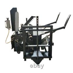30t Scie à bois de chauffage Fendeuse de bûches Accessoire de chargeuse forestière Machine forestière