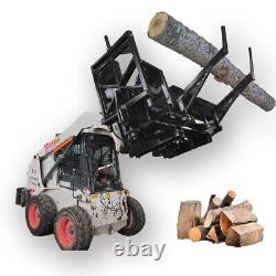 30t Scie à bois de chauffage Fendeuse de bûches Accessoire de chargeuse forestière Machine forestière