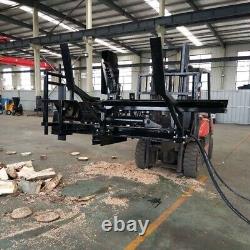 30t Scie à bois de chauffage Fendeuse de bûches Accessoire de chargeuse forestière Machine forestière
