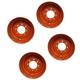 (4) Nouvelle Jante De Roue Pour Chargeur Compact Bobcat 753 763 773 742 743 751 16.5x8.25x8