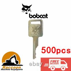 500pcs Convient pour la clé de skid steer Case Bobcat 6693241 Bobcat Excavator Backhoe Key