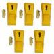 5 Dents De Godet X290 Avec Goupilles Flexibles K290s, Compatibles Avec Chargeuse Compacte Et Excavatrice Hensley
