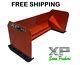 6' Xp30 Snow Pusher Box Kubota Orange Dérapage Steer Bobcat Free Shipping-rtr