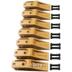 7 Godets Unitooth pour Bobcat Style Skid Steer, Mini Excavateur 6684447
