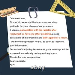 #86534243 Radiateur pour Ford New Holland LX865 Skid Steer Modèles LX885 Aluminium