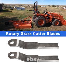 Acier NM400 de 10 mm pour lames de coupe d'herbe rotatives pour broyeur à brosse King Brush Hog Skidsteer