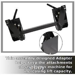 Adaptateur de verrouillage rapide pour boîte de fixation pour chargeuse à direction à glissement John Deere mondiale