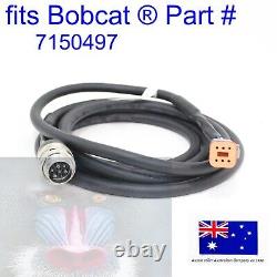 Adapte Bobcat 7 Broches Connecteur D'entrée Acd Harnais 7150497 S770 Câble Auxiliaire