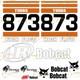 Autocollants De Remplacement Compatibles Avec Le Bobcat Skid Steer 873