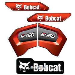 Autocollants de remplacement durables laminés pour chargeuse sur chenilles S450 Bobcat